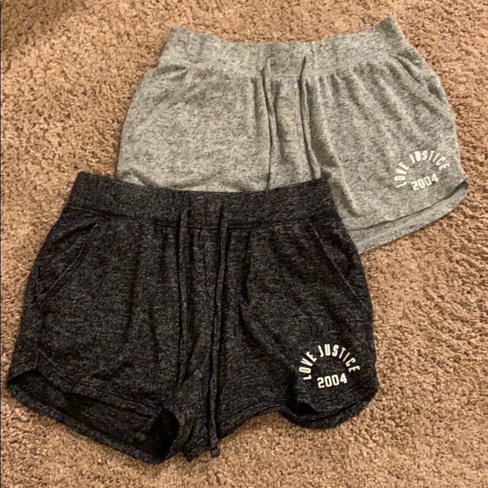 Girls cotton shorts, justice active